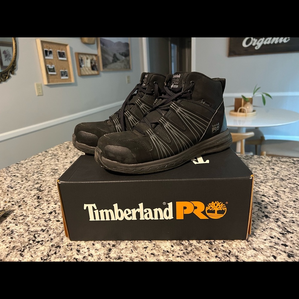 Timberland Pro Powerdrive with Max Trax, composite safety toe, Mens Size 8